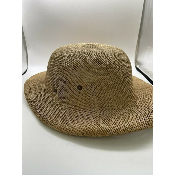 Surfari Brand Safari Style Hat Woven Khaki Tan color - Picture 3 of 6